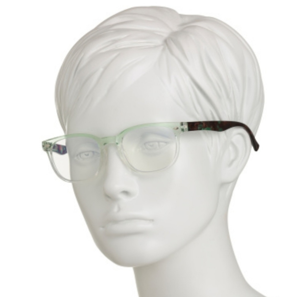 E-specs Blue Light Filtering Green +0.00 Glasses